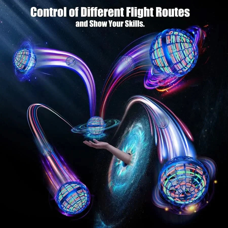 Balle volante lumineuse pour jeux fun et interactifs