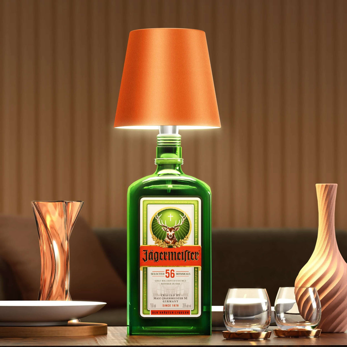 Lampe à Bouteille Sans Fil – Éclairage Élégant et Original