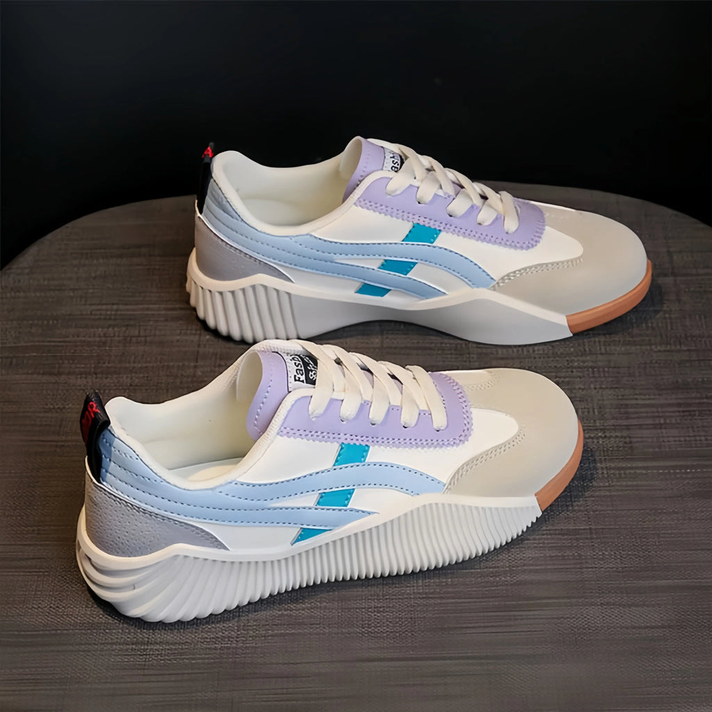 Serenity Ortopædiske Sneakers til Damer — Himmelblå, billede 3