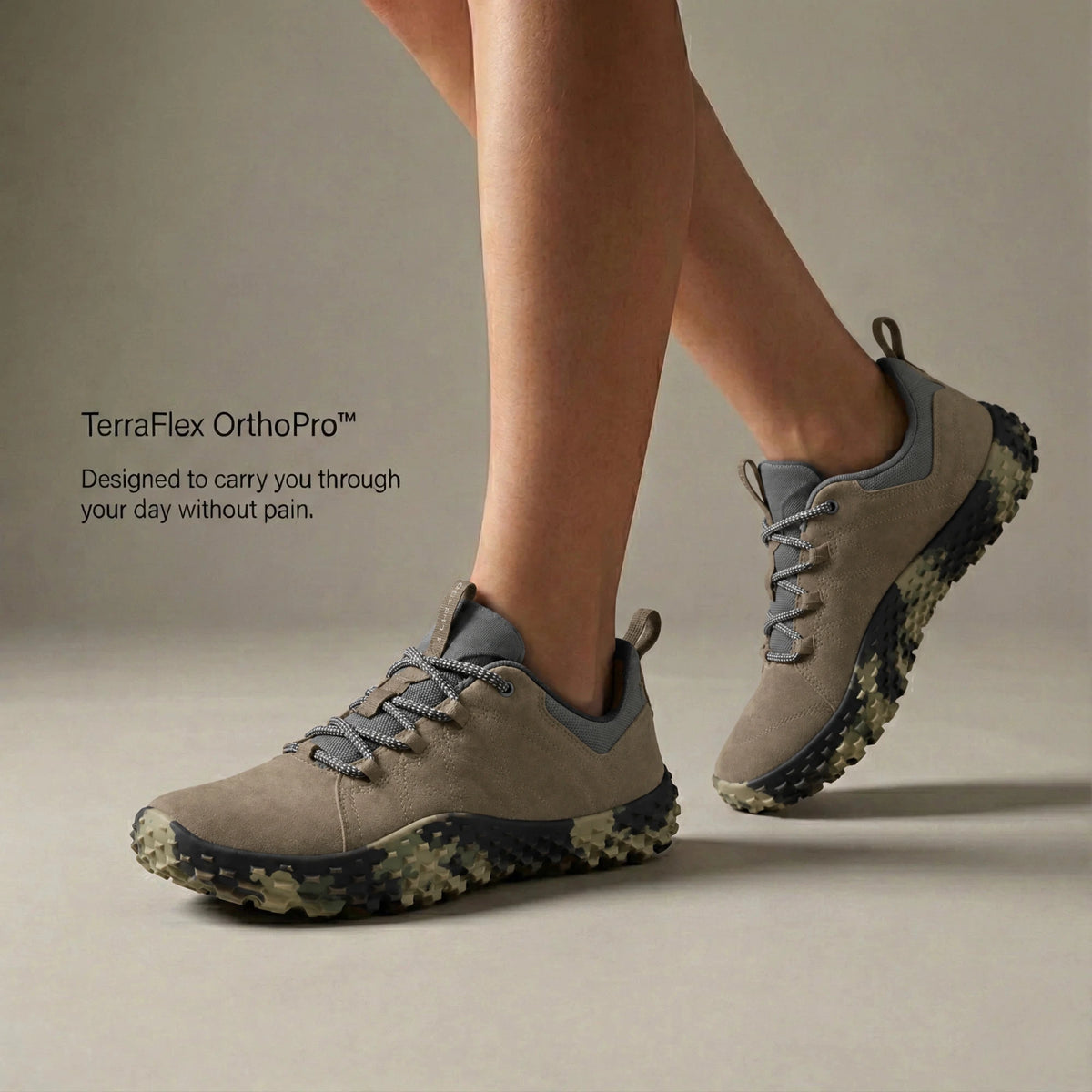 Zapatillas Ortopédicas para Caminar sin Dolor — Caqui, foto 9