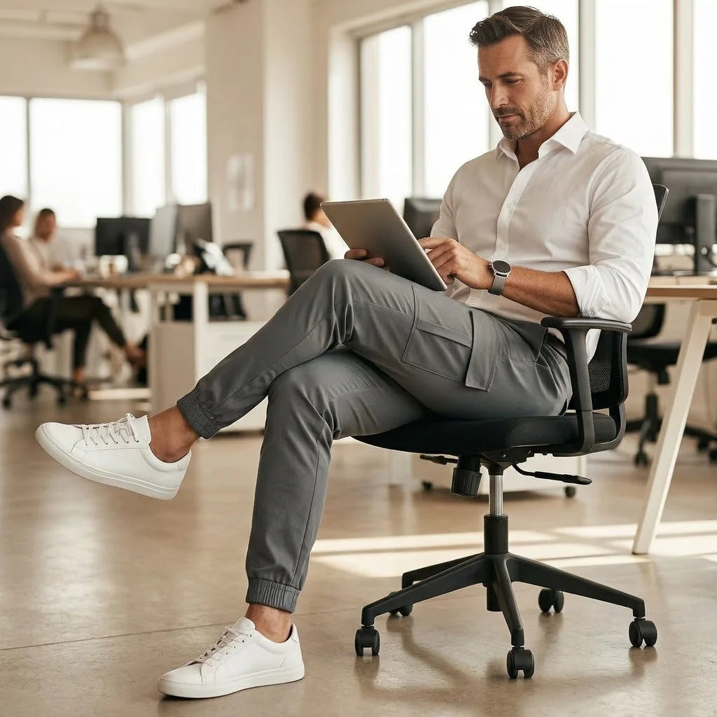Jean Cargo Extensible Premium – Confort Et Style — photo 3
