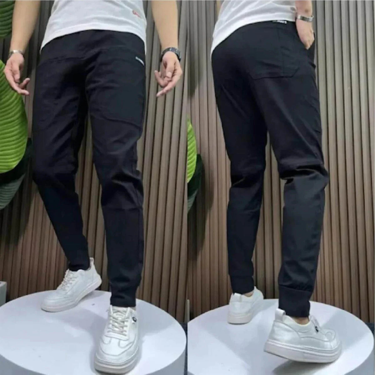 Jean Cargo Extensible Premium – Confort Et Style — Noir, photo 8